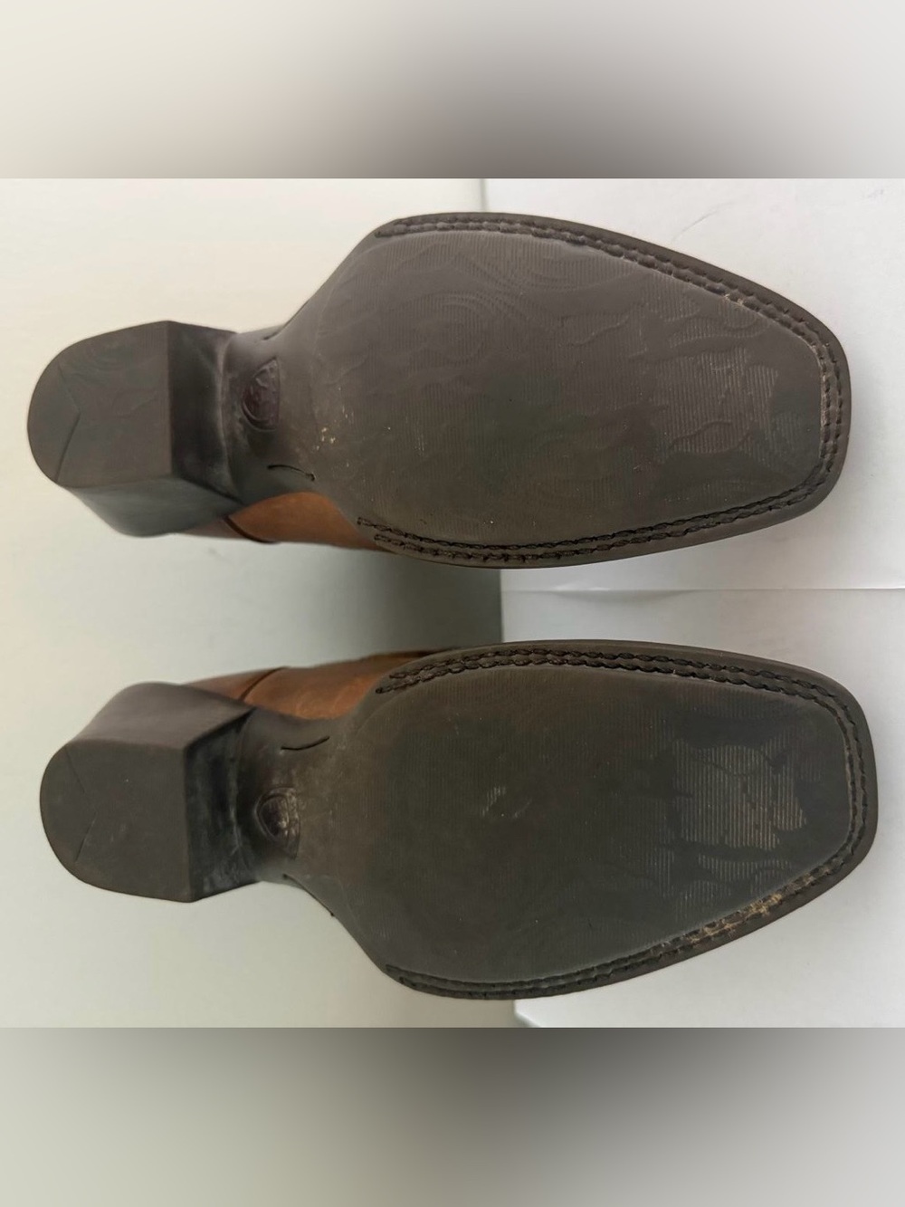 Ariat Boots Brown Cowgirl Size 7.5B - Picture 10 of 11